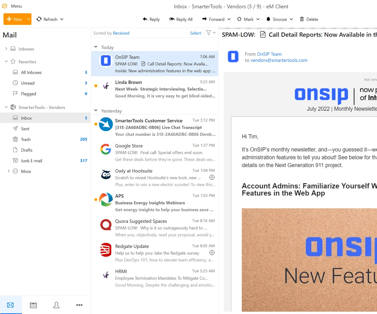 Any Email Client on Any OS