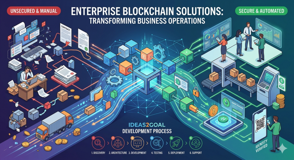 Enterprise Blockchain Solutions | Ideas2goal